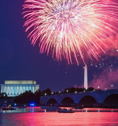 July 4th celebration in DC