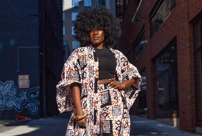 Nubian fashion model