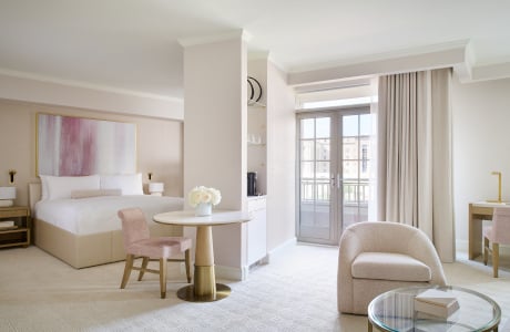 Luxury hotel room in D.C.