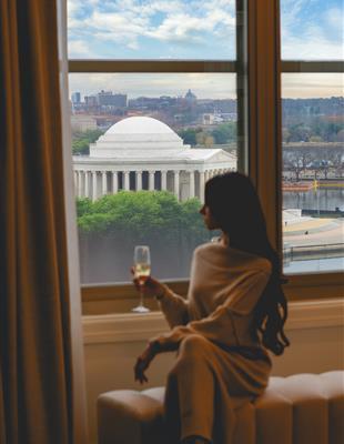 Woman smiling in the sun