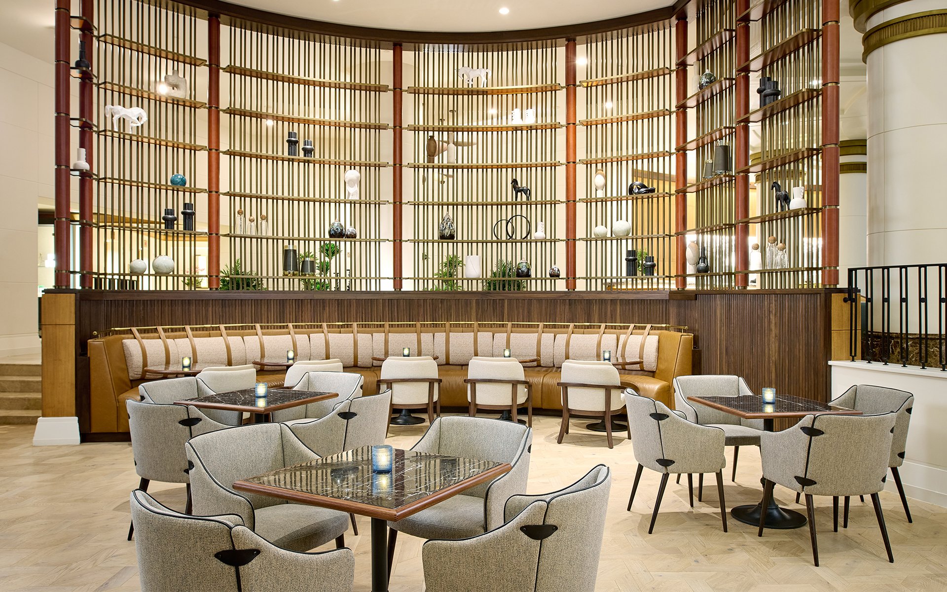 newly renovated lobby lounge