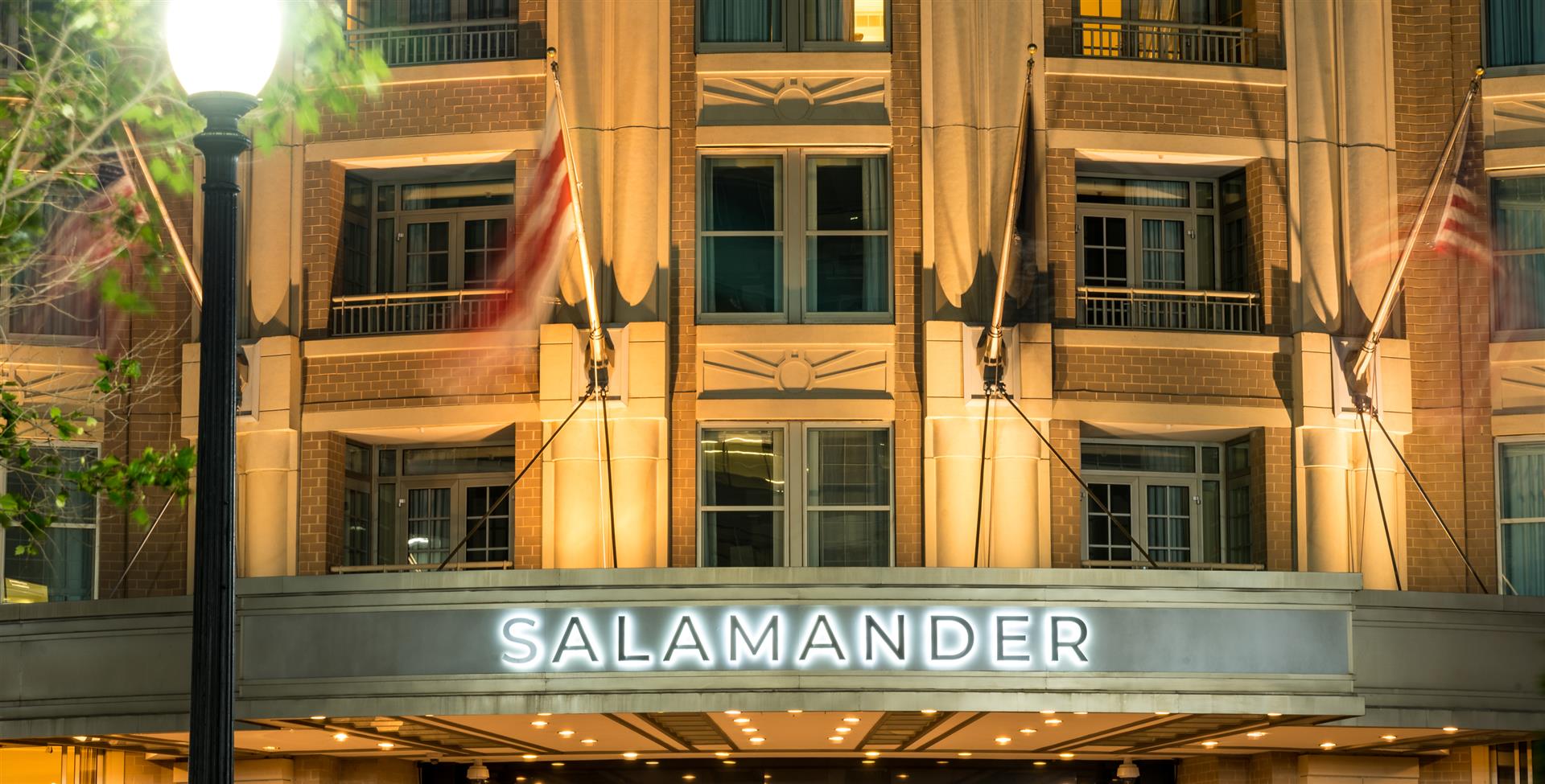 Exterior Building Salamander Sign